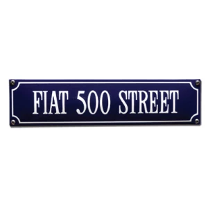 Fiat 500 street bord