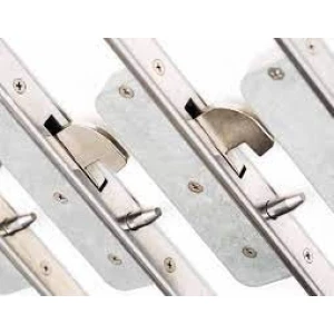Sobinco 8441 U-stulp voorplaat driepunt rolslot pen/haak voor winkeldeur