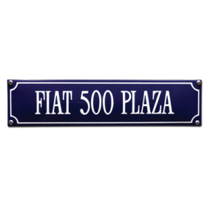 Fiat 500 Plaza bord